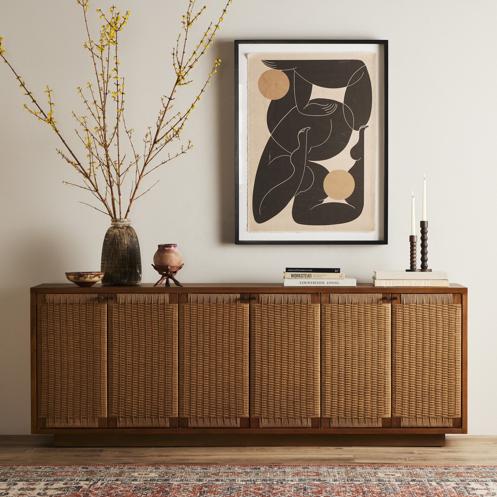 Shop furniture and discover room and home design services in the Los Angeles area. MegMade designs has been featured in Midwest Living for their maximalism bungalow home design style. Visit the MegMade store in the Michigan City - Chicago area.