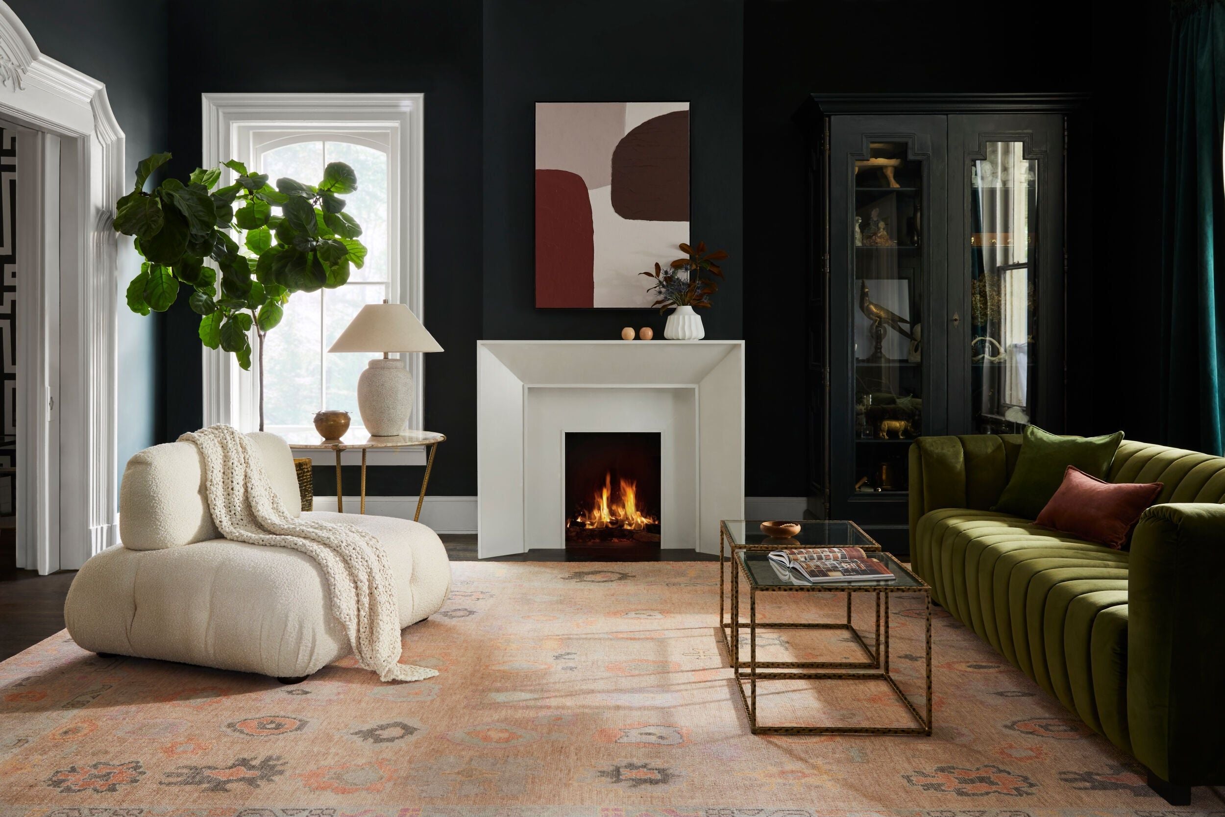 Shop sofas and discover room design services in the Charleston area. MegMade designs has been featured in Northwest Indiana Times for their leopard print farmhouse home design style. Visit the MegMade store in the Niles Michigan - Chicago area.