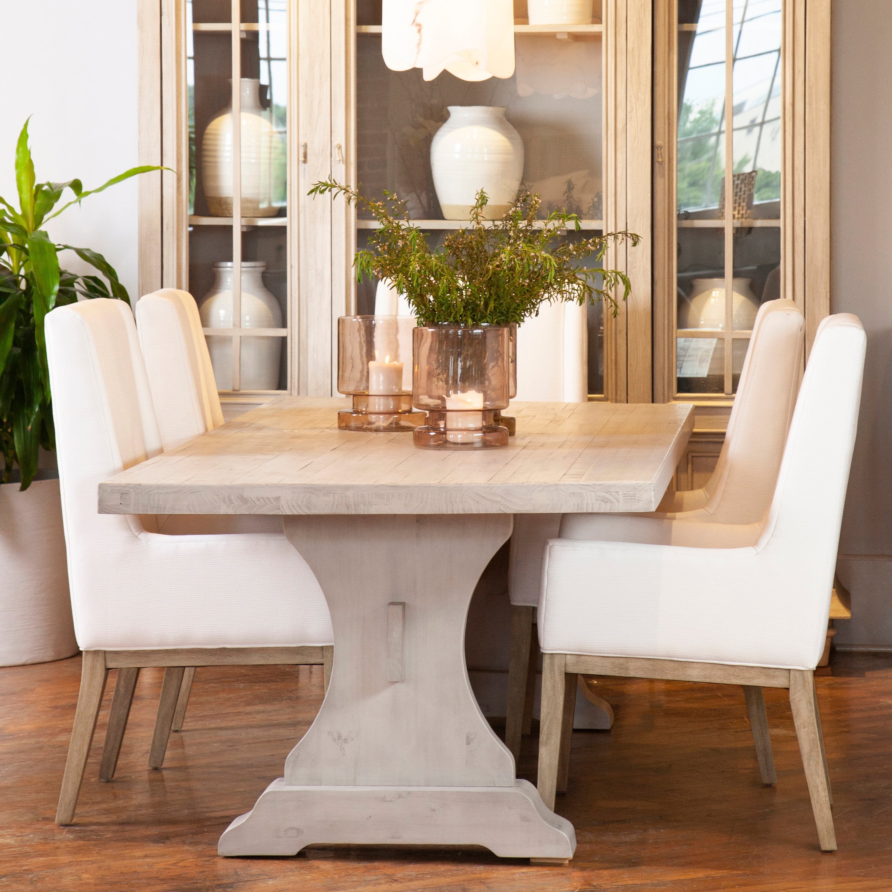 Shop cabinets and discover refinishing services in the Chicago area. MegMade designs has been featured in Midwest Living for their high end farmhouse living room home design style. Visit the MegMade store in the Michigan City - Chicago area.