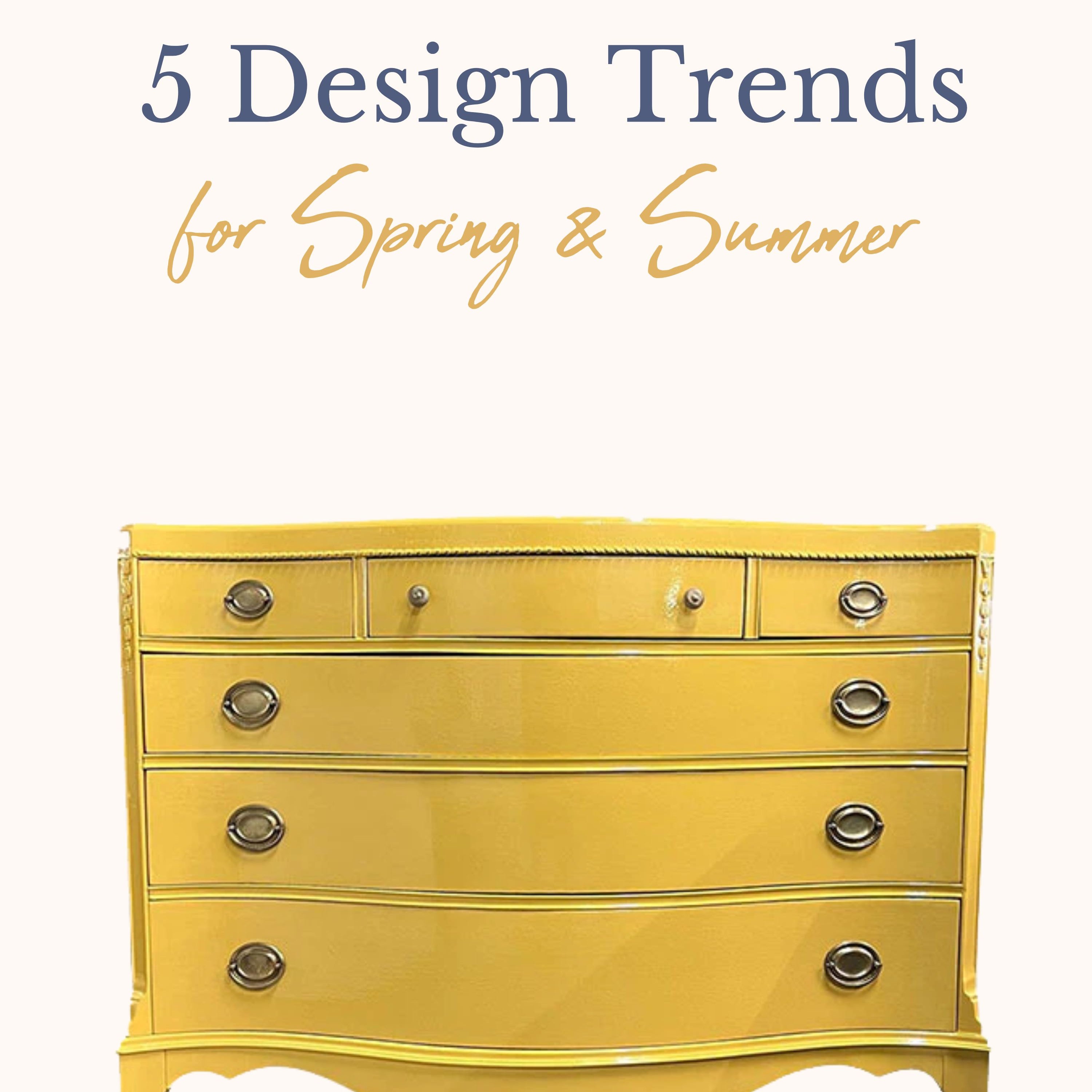 5 Design Styles For Spring & Summer