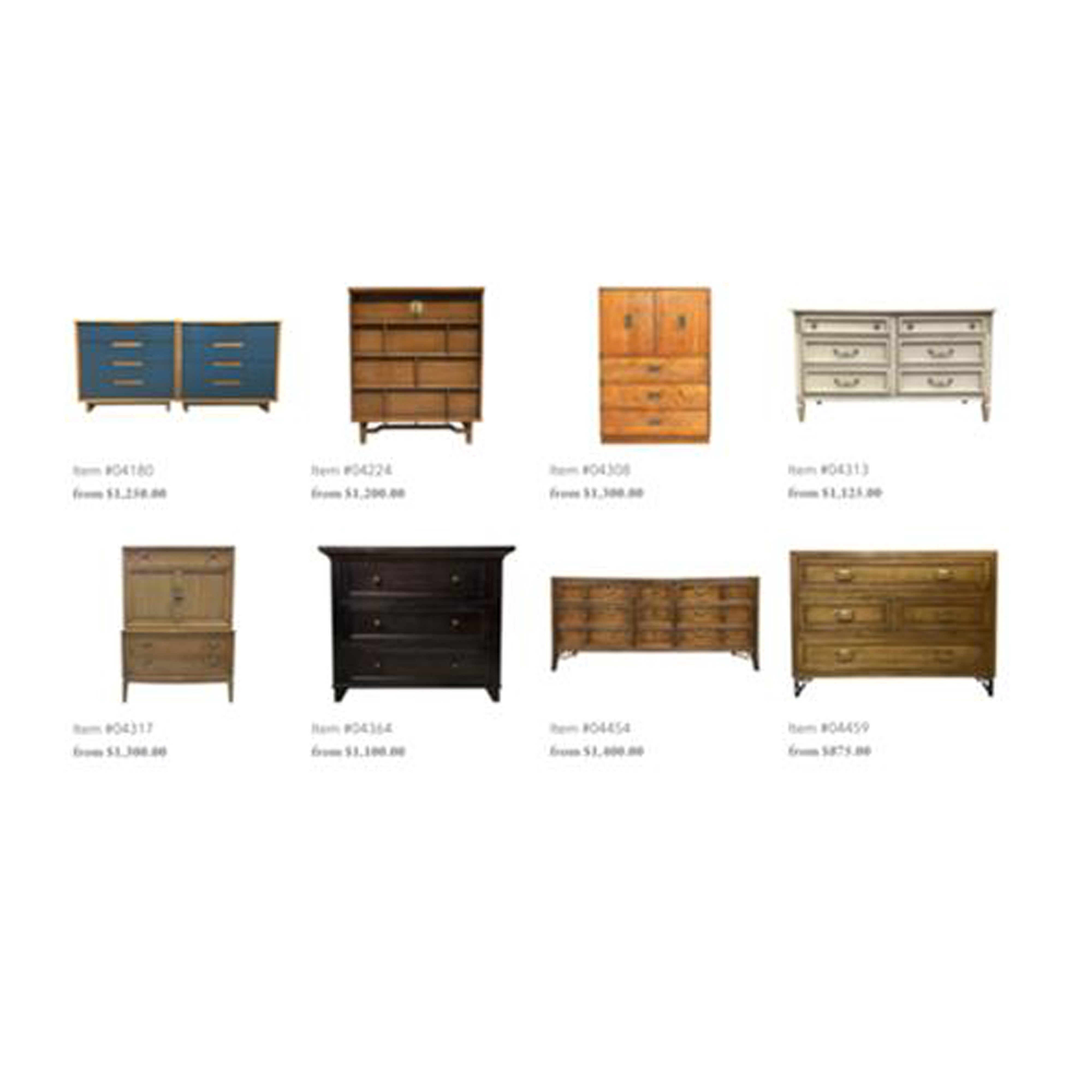 MUST-HAVE MEGMADE DRESSERS, TALL BOYS, AND IN-BETWEEN!