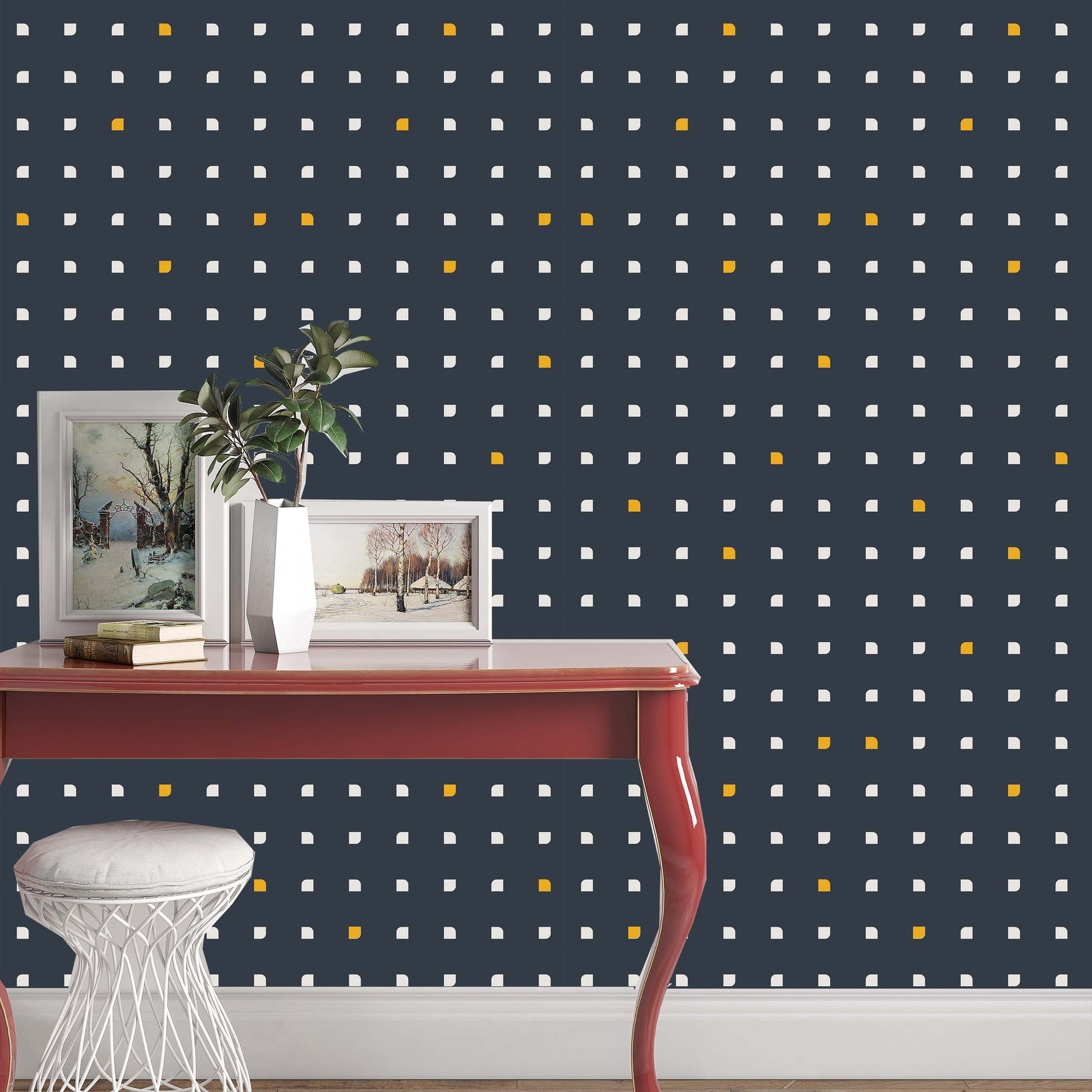 How to Create An Inviting Entryway with Wallpaper & More