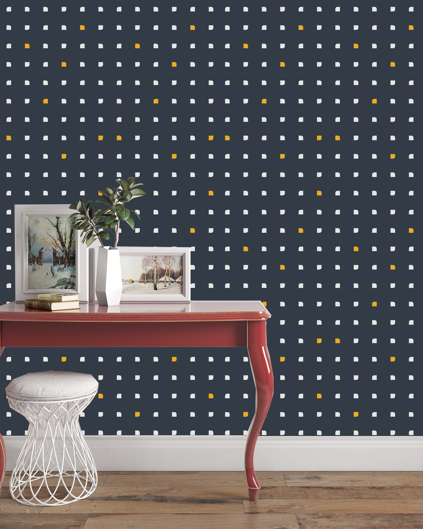How to Create An Inviting Entryway with Wallpaper & More