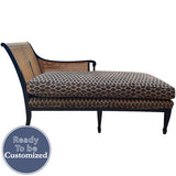57" Unfinished Vintage Chaise Lounge #08742