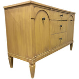 54" Finished 2 Door 3 Drawer Vintage Buffet #08793