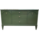 54" Finished 2 Door 3 Drawer Vintage Buffet #08793