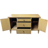 54" Finished 2 Door 3 Drawer Vintage Buffet #08793