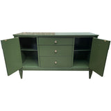 54" Finished 2 Door 3 Drawer Vintage Buffet #08793