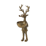 Frankie Brass Deer Dishstand