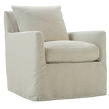 Lilah Slipcovered Swivel Chair w/ Glider Option