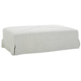 Miles Slipcovered Ottoman