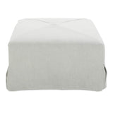 Miles Slipcovered Ottoman