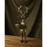 Frankie Brass Deer Dishstand