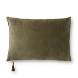 Magnolia Home by Joanna Gaines x Loloi  Moss / Beige Pillow