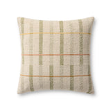 Ivory / Green Pillow