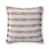 Rust / Ivory Pillow
