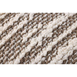 Dark Taupe / Ivory Pillow