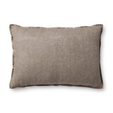 Jean Stoffer x Loloi  Dark Taupe Pillow