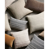 Magnolia Home by Joanna Gaines x Loloi  Walnut / Natural Pillow