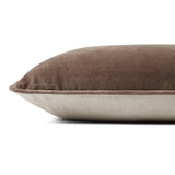 Magnolia Home by Joanna Gaines x Loloi  Walnut / Natural Pillow
