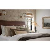 Magnolia Home by Joanna Gaines x Loloi  Mocha / Plum Pillow