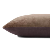 Magnolia Home by Joanna Gaines x Loloi  Mocha / Plum Pillow