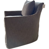 34" Ingrid Slip Swivel Chair
