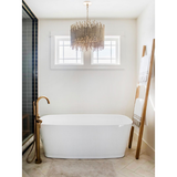 Prescott Gold Leaf Chandelier