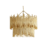Prescott Gold Leaf Chandelier