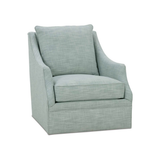 Marie Classic Modern Down-Blend Cushion Swivel Chair