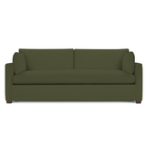 Wells Classic Modern Down-Blend Bench Cushion Sofa 88" Rowe Furniture