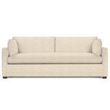 Wells Classic Modern Down-Blend Bench Cushion Sofa 88" Rowe Furniture