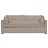 Wells Classic Modern Down-Blend Bench Cushion Sofa 88" Rowe Furniture