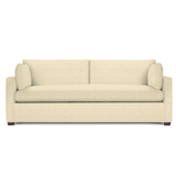 Wells Classic Modern Down-Blend Bench Cushion Sofa 88" Rowe Furniture