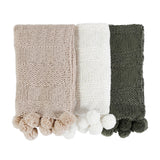 Oulu Pom Pom Throw Blanket