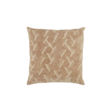 Sand Geometric Throw Pillow