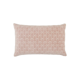 Pink Textured Lumbar Pillow