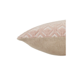 Pink Textured Lumbar Pillow