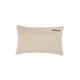 Blue Textured Lumbar Pillow