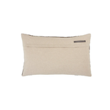 Mocha Textured Lumbar Pillow