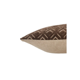 Mocha Textured Lumbar Pillow
