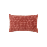Rose Textured Lumbar Pillow