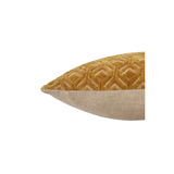 Yellow Textured Lumbar Pillow