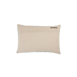 Blue Chevron Lumbar Pillow