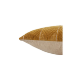 Yellow Chevron Lumbar Pillow