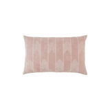 Blush Chevron Lumbar Pillow