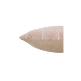 Blush Chevron Lumbar Pillow