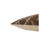 Brown Geometric Throw Pillow