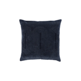 Deco Indigo Throw Pillow