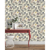 Let it Grow - Cream Botanical Wallpaper SAMPLE